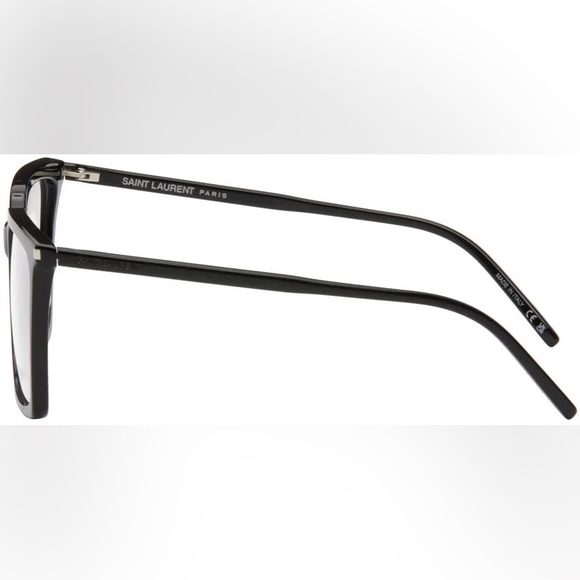 NEW SAINT LAURENT SL474 OPT 001 WOMEN BLACK EYEGLASSES SL 474 001 - Picture 7 of 8